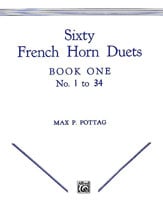 60 FRENCH HORN DUETS #1 cover